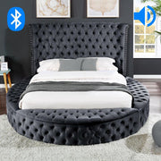 ARC- QUEEN BED GREY - ARC- QUEEN BED GREY