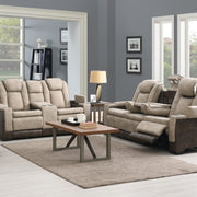 Arcadia Brown Sofa & Loveseat - ARCADIA-BN-SLS