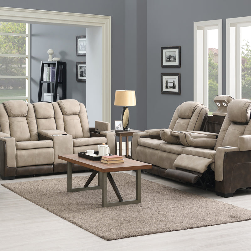 Arcadia Brown Sofa & Loveseat - ARCADIA-BN-SLS
