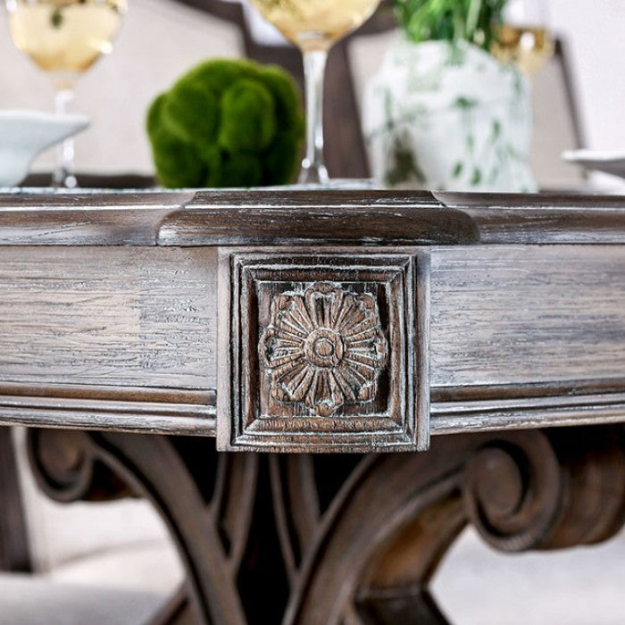 Arcadia Rustic Natural Tone/Ivory Dining Table - CM3150T-TABLE