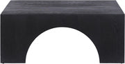 Arch Oak Wood Coffee Table in Black - 273Black-C
