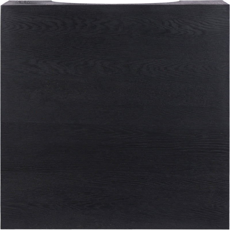 Arch Oak Wood Coffee Table in Black - 273Black-C