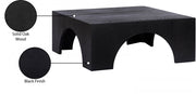 Arch Oak Wood Coffee Table in Black - 273Black-C