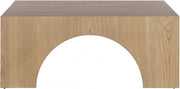 Arch Oak Wood Coffee Table in Natural - 273Oak-C