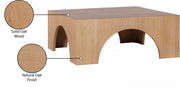 Arch Oak Wood Coffee Table in Natural - 273Oak-C