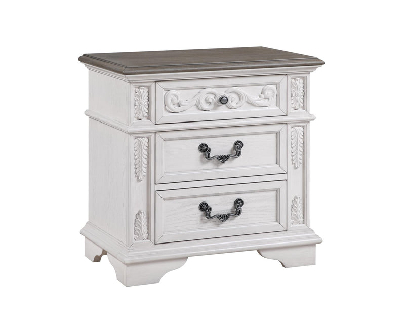 Archi - 3 Drawers White Mirror - B226-N