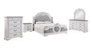 Archi - 3 Drawers White Mirror - B226-N