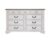 Archi - 9 Drawers White Dresser - B226-D