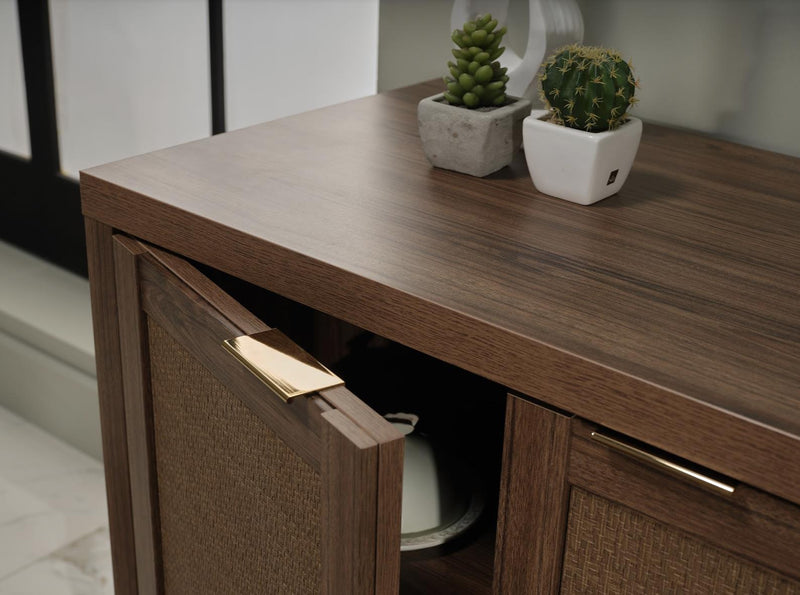 Arden 2 Door Console(Alegro Walnut) 1 Piece - Gate FurnitureCabinet