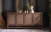 Arden 4 Door Console (Alegro Walnut) 1 Piece - Gate FurnitureCabinet