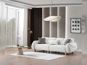 Arden 4-pieces (2 Sofa & 2 Chair) Livingroom in White - Anthracite - 200-ELIF-ARD-A601-3311