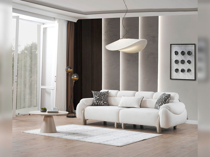 Arden Convertible Sofa in White - 200-ELIF-ARD-A601-3