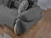 Arden Convertible Sofa in White - 200-ELIF-ARD-A601-3