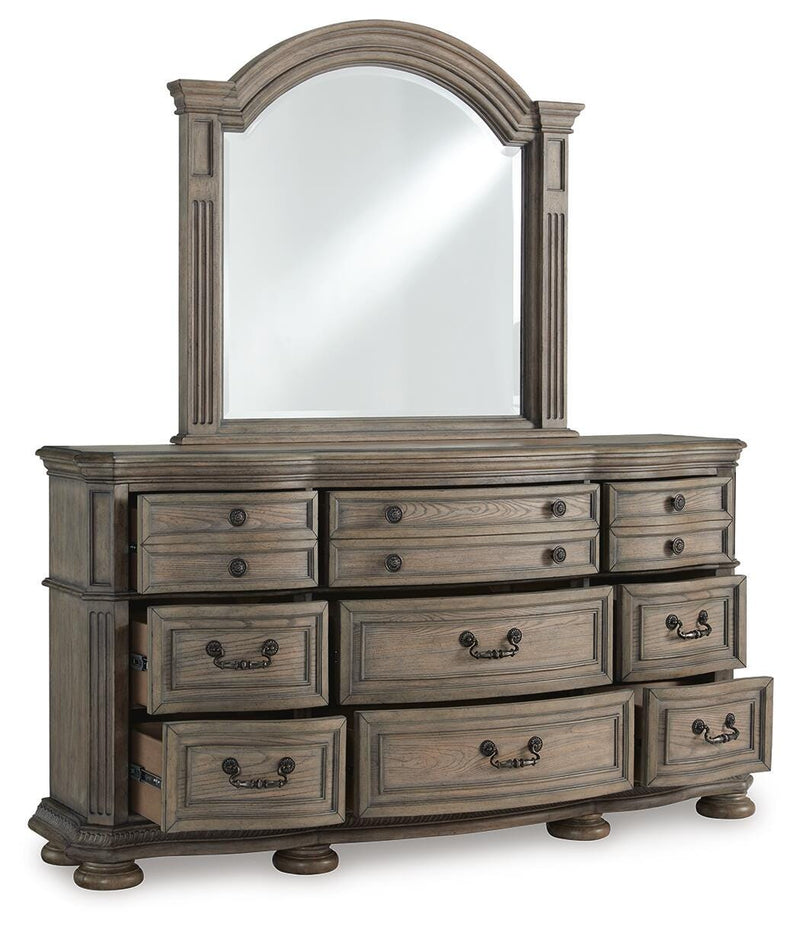 Ardenfield Light Brown Dresser and Mirror - B944B1