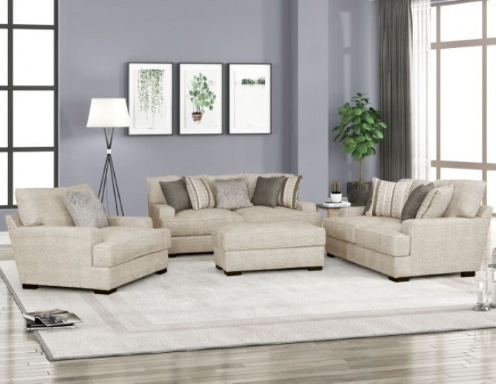 Ardenfold Beige Ottoman - FM64201BG-OT
