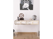 Ardeno London Consol Table White Marble in White - 790-ARDENO-WHI