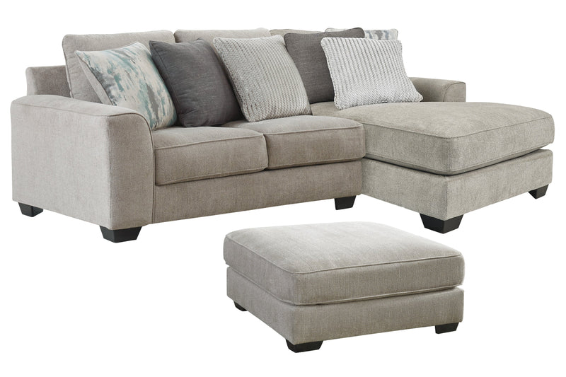 Ardsley 2 - Piece Sectional with Ottoman in Pewter - Gate Furniture_Preset
