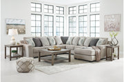 Ardsley Pewter 5 - Piece RAF Chaise Sectional - Gate FurnitureSectional