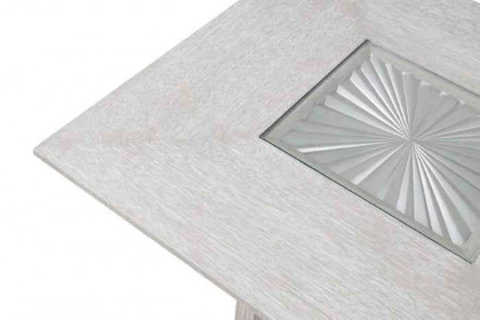 Argenthart Light Gray Dining Table - FM3368GY-T