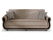 Argos (Zilkade L.Brown) Living Room Set - Gate FurnitureLiving Room Set