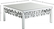 Aria Mirrored Coffee Table in Mirrored - 412-C