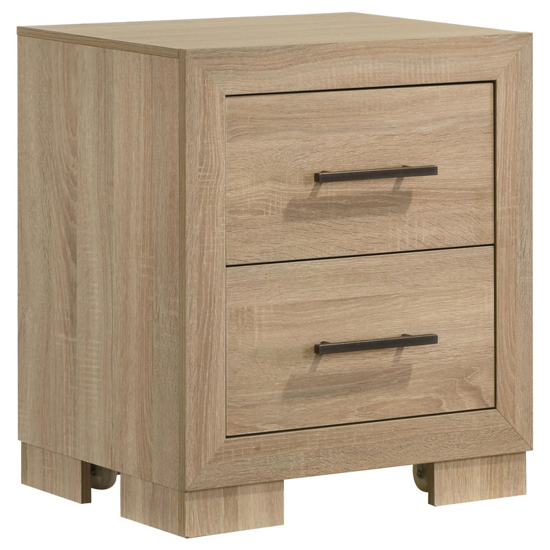 Arielle 4-piece Queen Bedroom Set Light Oak - 223111Q-S4