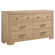 Arielle 4-piece Queen Bedroom Set Light Oak - 223111Q-S4