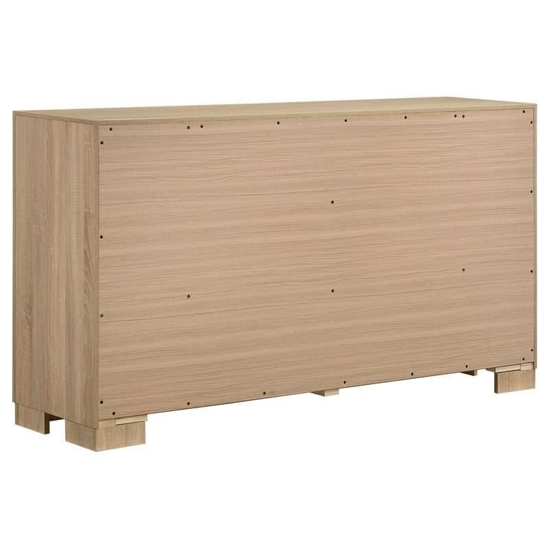 Arielle 5-piece Eastern King Bedroom Set Light Oak - 223111KE-S5