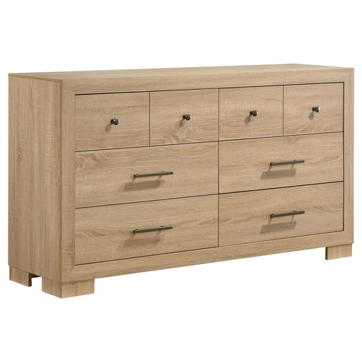 Arielle 6-drawer Bedroom Dresser Cabinet Light Oak - 223113