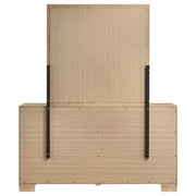 Arielle 6-drawer Bedroom Dresser with Mirror Light Oak - 223113M