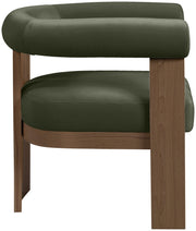 Arienzo Velvet Performance Fabric Upholstered Chair in Green - 33016Green