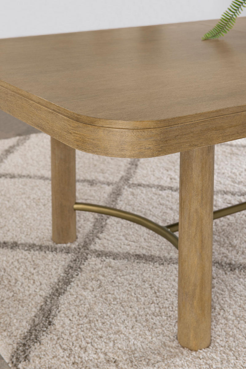 Arini 104-inch Extension Leaf Dining Table Sand Wash - 108931
