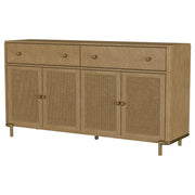 Arini 2-drawer Cane Door Dining Sideboard Server Sand Wash - 108935SWD