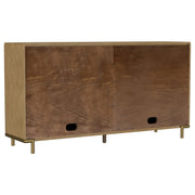 Arini 2-drawer Cane Door Dining Sideboard Server Sand Wash - 108935SWD