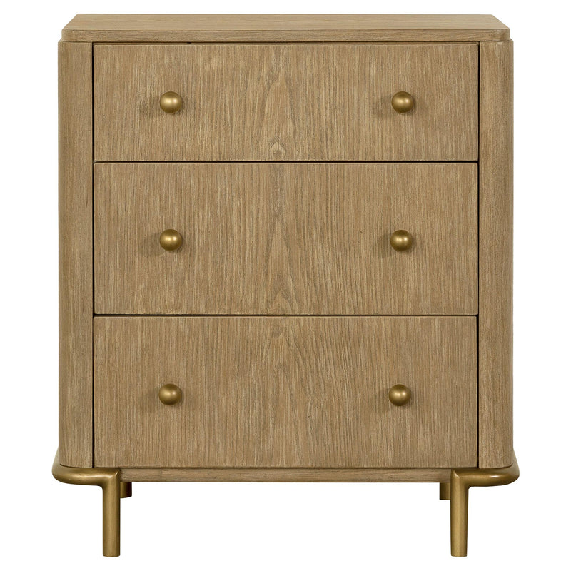 Arini 3-drawer Nightstand Sand Wash - 224302