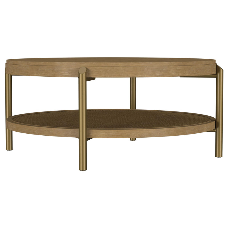 Arini 3-piece Round Coffee and End Table Set Sand Wash - 706188-S3