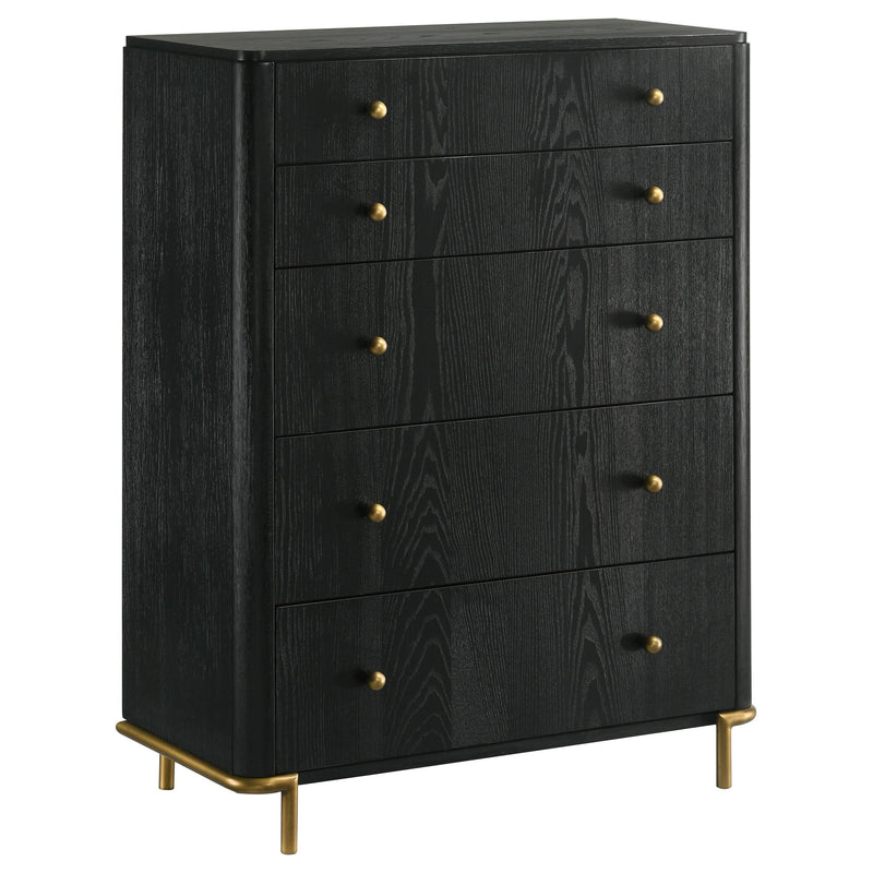 Arini 5-drawer Bedroom Chest Black - 224335