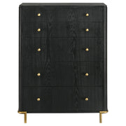 Arini 5-drawer Bedroom Chest Black - 224335