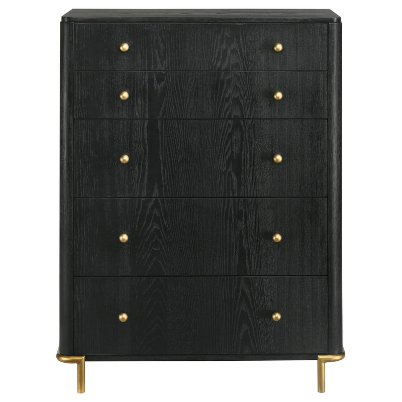 Arini 5-drawer Bedroom Chest Black - 224335