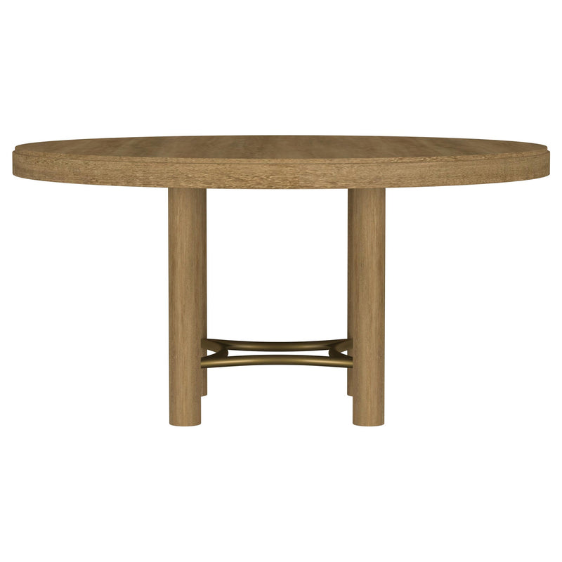 Arini 60-inch Round Wood Dining Room Table Sand Wash - 108930