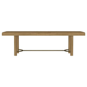 Arini 7-piece Extension Leaf Dining Table Set Sand Wash and Black - 108931-S7B