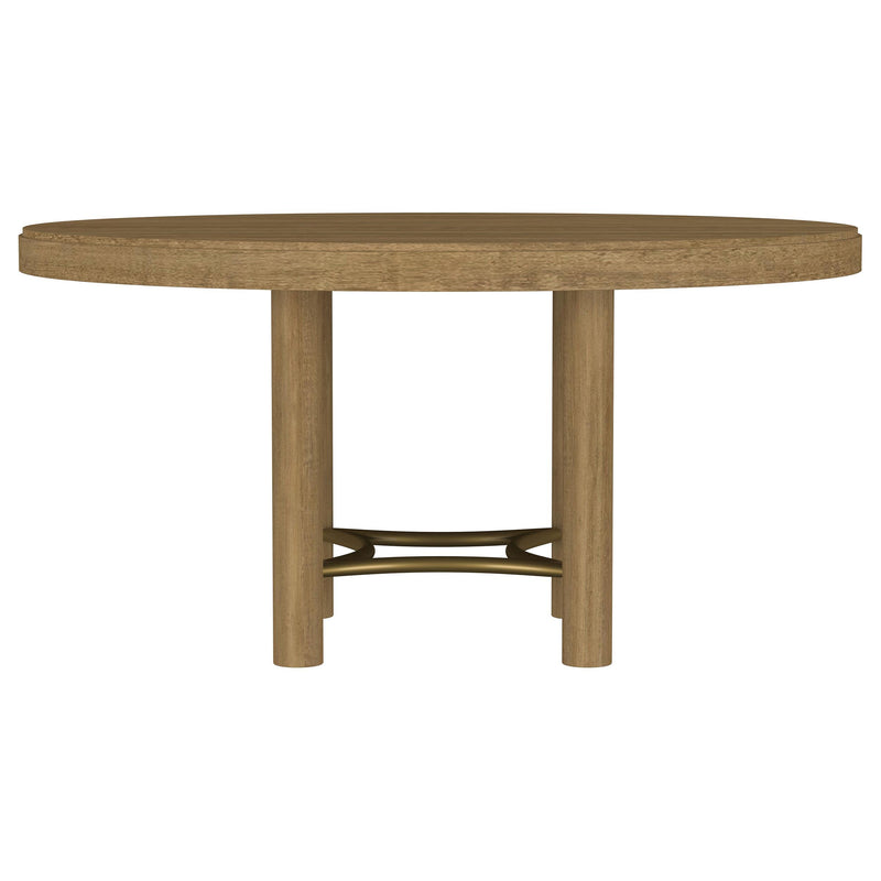 Arini 7-piece Round Dining Room Table Set Sand Wash - 108930-S7W