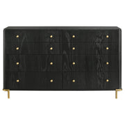 Arini 8-drawer Dresser Black - 224333