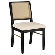Arini 9-piece Extension Leaf Dining Table Set Sand Wash and Black - 108931-S9B
