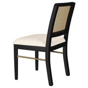 Arini 9-piece Extension Leaf Dining Table Set Sand Wash and Black - 108931-S9B
