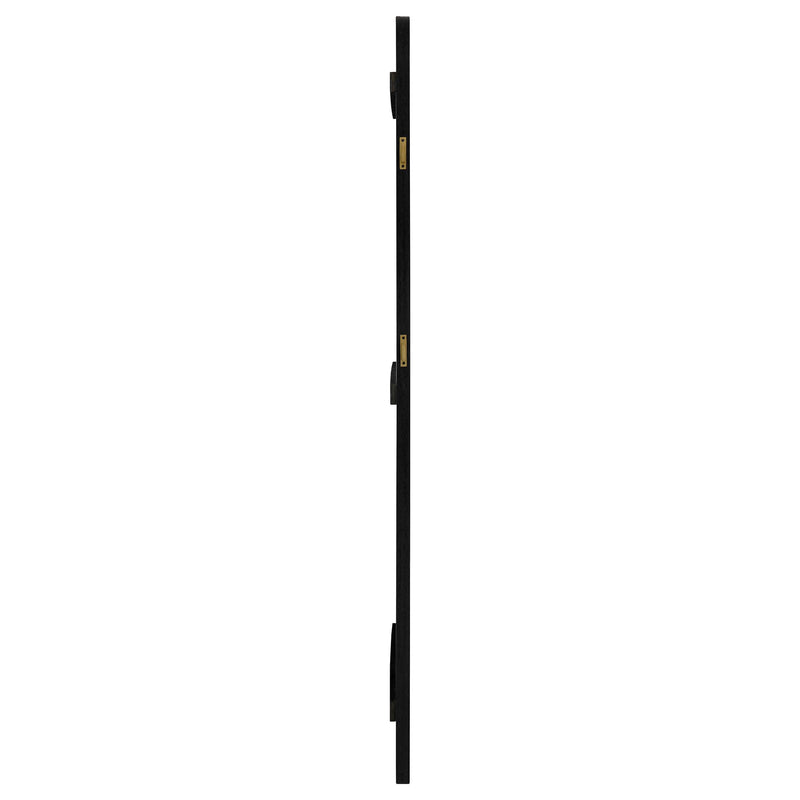 Arini Cane Weave Full Length Standing Floor Mirror Black - 224339
