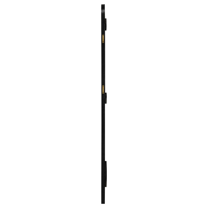 Arini Cane Weave Full Length Standing Floor Mirror Black - 224339