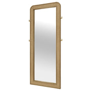 Arini Cane Weave Full Length Standing Floor Mirror Sand Wash - 224309
