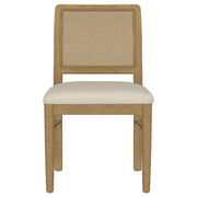 Arini Rattan Cane Dining Side Chair Sand Wash (Set of 2) - 108932SWD