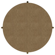 Arini Round Coffee Table With Storage Shelf Sand Wash - 706188